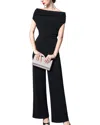 Anette 2pc Blouse & Pant Set In Black