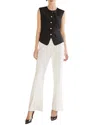 Anette 2pc Vest & Pant Set In Multi