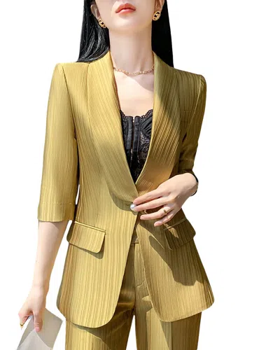 Anette Blazer In Yellow