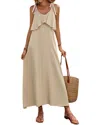 Anette Dress In Beige