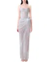Anette Maxi Dress In Gray