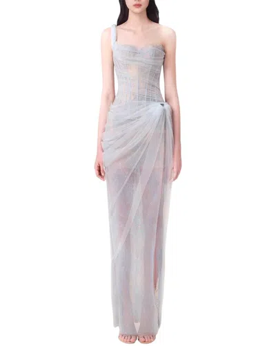 Anette Maxi Dress In Gray