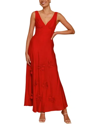 Anette Maxi Dress In Red