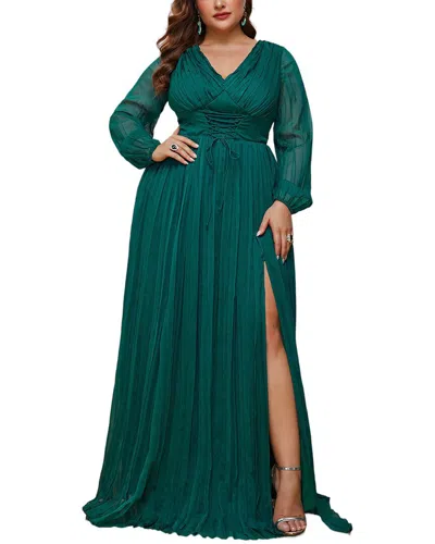 Anette Maxi Dress In Green