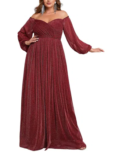 Anette Maxi Dress In Red