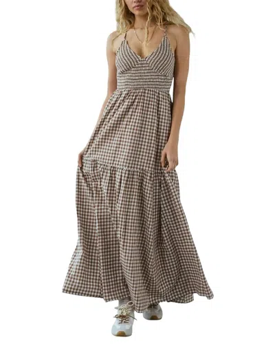 Anette Maxi Dress In Brown
