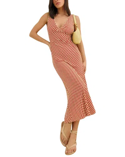 Anette Maxi Dress In Coral