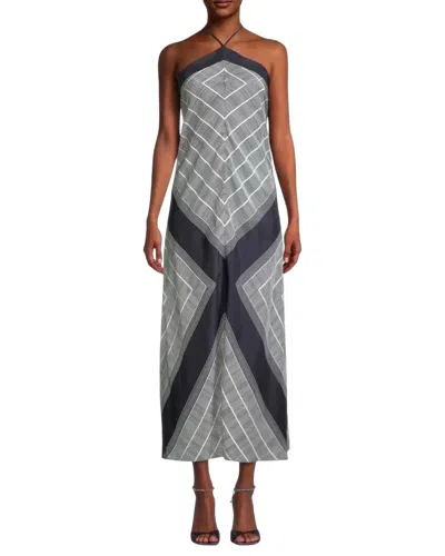 Anette Maxi Dress In Gray