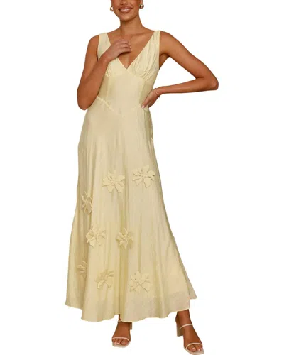 Anette Maxi Dress In Yellow