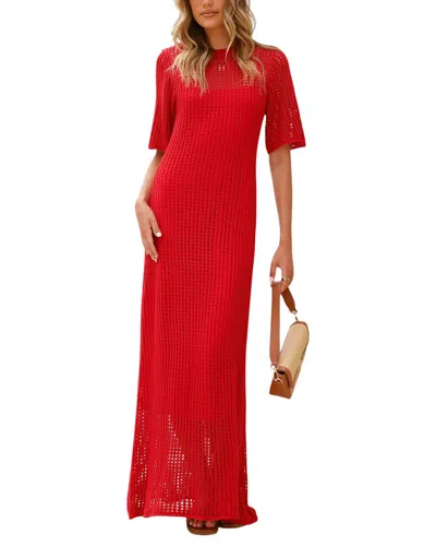 Anette Maxi Dress In Red
