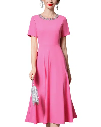 Anette Midi Dress In Pink