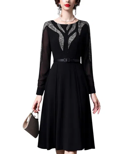 Anette Midi Dress In Black