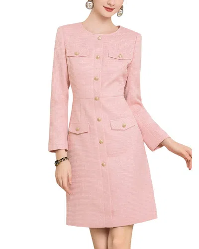 Anette Midi Dress In Pink