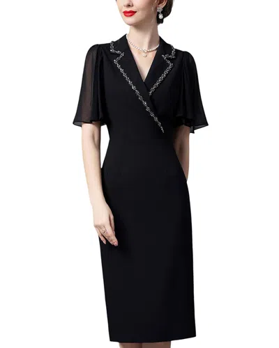 Anette Midi Dress In Black