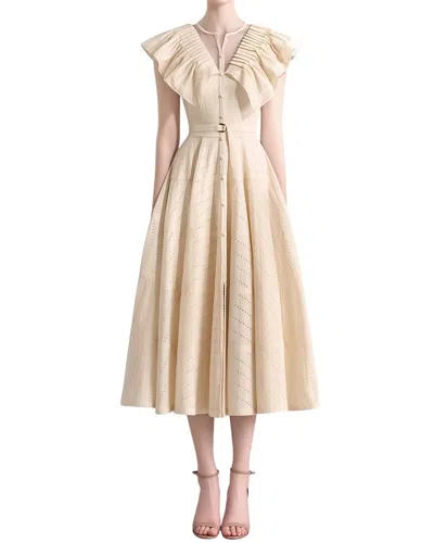 Anette Midi Dress In Apricot