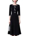 Anette Midi Dress In Black