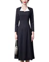 Anette Midi Dress In Black