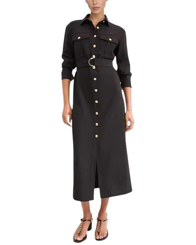 Anette Midi Dress In Black