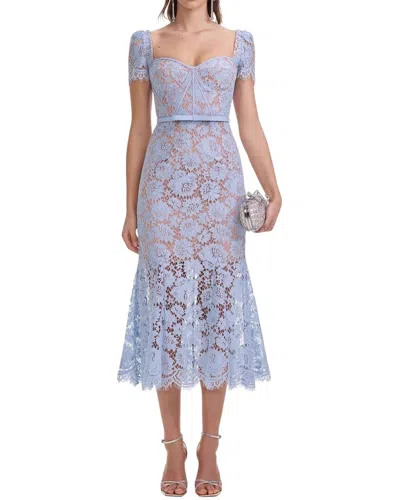 Anette Midi Dress In Blue