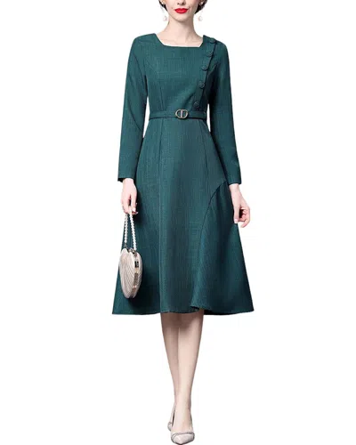 Anette Midi Dress In Green