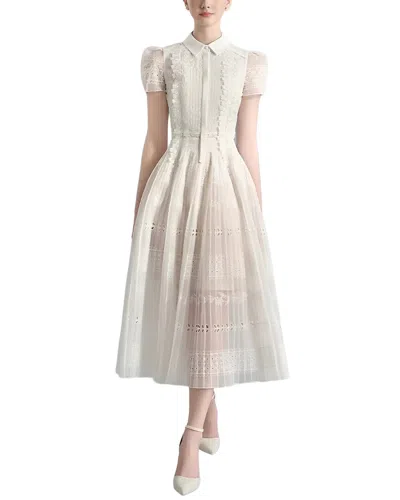 Anette Midi Dress In Neutral