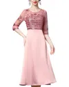 Anette Midi Dress In Pink