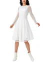 Anette Midi Dress In White