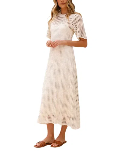 Anette Midi Dress In White