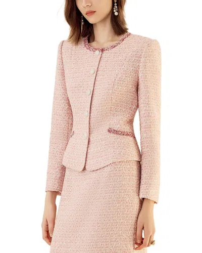 Anette Wool-blend Blazer In Neutral