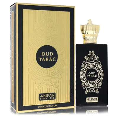 Anfar 2pcs Combo Gift Set  Oud Tabac By  Extrait De Parfum Spray 2.04 oz For Men In Black