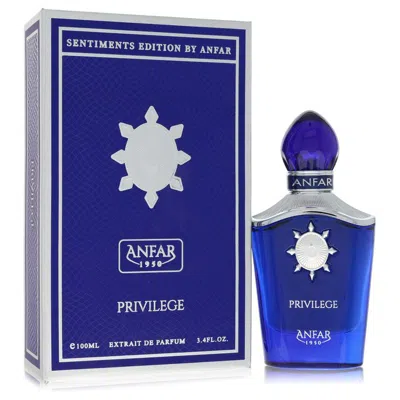 Anfar 2pcs Combo Gift Set  Privilege By  Extrait De Parfum Spray 3.4 oz For Men In Blue
