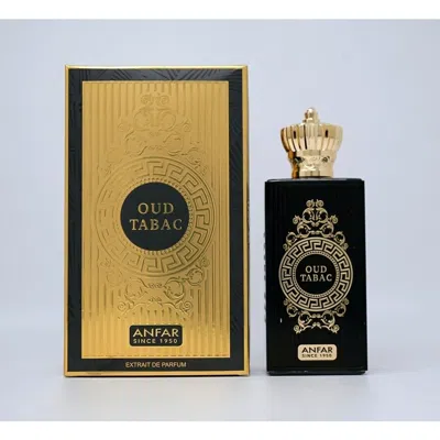Anfar Men's Oud Tabac Extrait De Parfum Spray 2.4 oz Fragrances 6292257641929 In Black