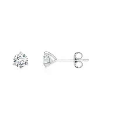 Angara 0.25 Ctw Diamond Men's Martini Stud Earrings In Platinum/g