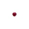 Angara 0.34 Ctw Martini-set Round Ruby Stud Earring In Platinum/dark Red