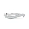 Angara 0.37 Ctw Diamond Curved Stackable Wedding Ring In Metallic