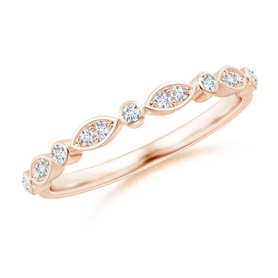 Angara 1 Mm Aeon Vintage Inspired Diamond Lace Pattern Wedding Ring In Gold