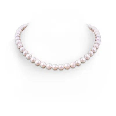 Angara 10-11mm 10-11mm, 20" Classic Freshwater Pearl Necklace In White