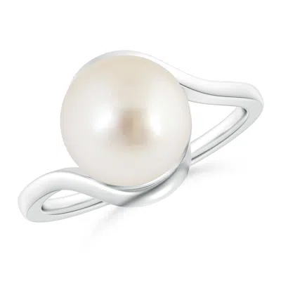 Angara 10mm South Sea Pearl Solitaire Bypass Ring In Neutral