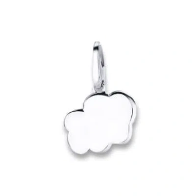 Angara 14k White Gold Cloud Charm In Metallic