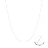 Angara 18" Heavy Cable Chain Necklace In White Gold