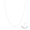 Angara 18" Paperclip Chain Necklace In White Gold