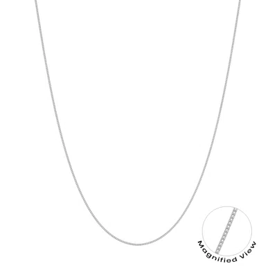 Angara 18" Singapore Foxtail Chain Necklace In Metallic
