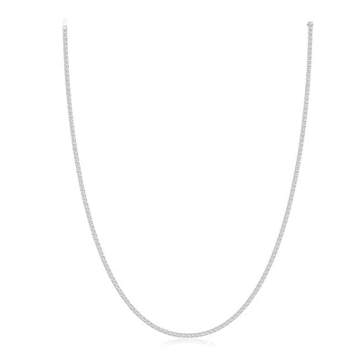Angara 19.38 Ctw Lab-grown Diamond Men's Tennis Necklace In Neutral