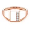 Angara 2 Mm Lab-grown Diamond Rectangular-shaped Men's Signet Ring In Gold