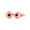 Angara 2.4 Ctw Men's Ruby Cufflinks In Gold
