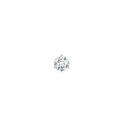 Angara 3.2 Mm Prong-set Round Diamond Martini Stud Earring In Platinum/g