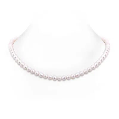 Angara 6.5-7mm 22" Freshwater Pearl Matinee Strand In White