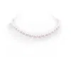 Angara 7-10mm 16" Graduated Freshwater Pearl Choker In Yellow Gold/white