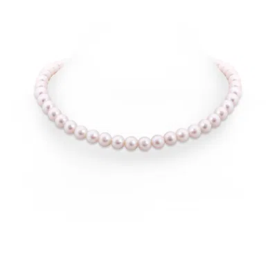 Angara 8-8.5mm 18" Freshwater Cultured Pearl Single Strand Necklace