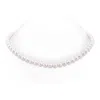 Angara 8-8.5mm 22" Freshwater Pearl Single Strand Matinee Necklace In White Gold/white